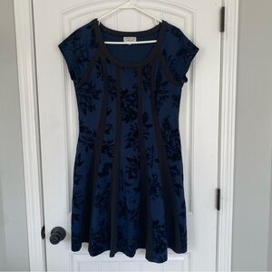 Signature by Robbie Bee Women’s Navy Blue & Black Dress Size 14